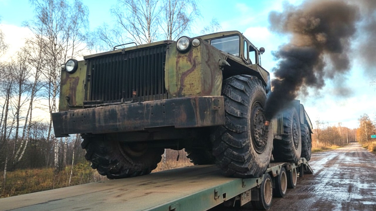 Советский ПКТ-2. Эвакуация. Финал. Погрузка на трал