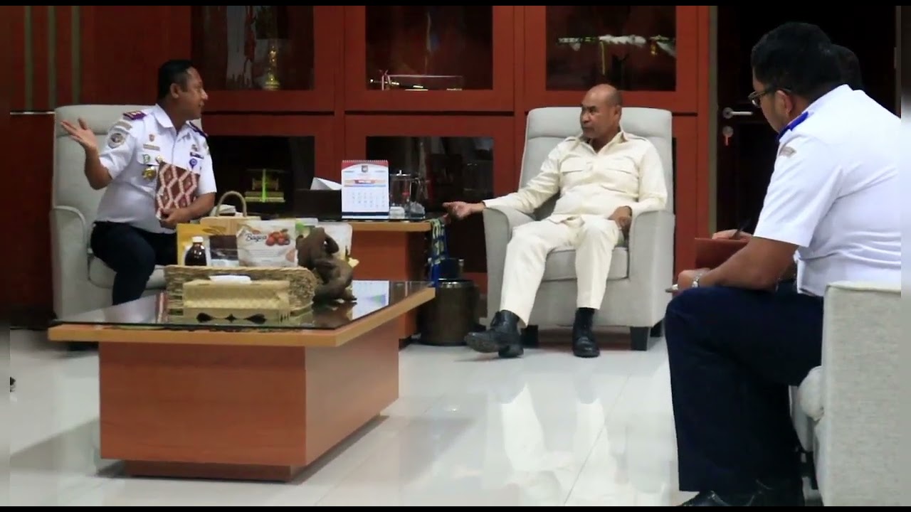 Gub NTT Siap Launching Beroperasinya Bus Lintas Negara Kupang-Dili 30 Maret 2023.