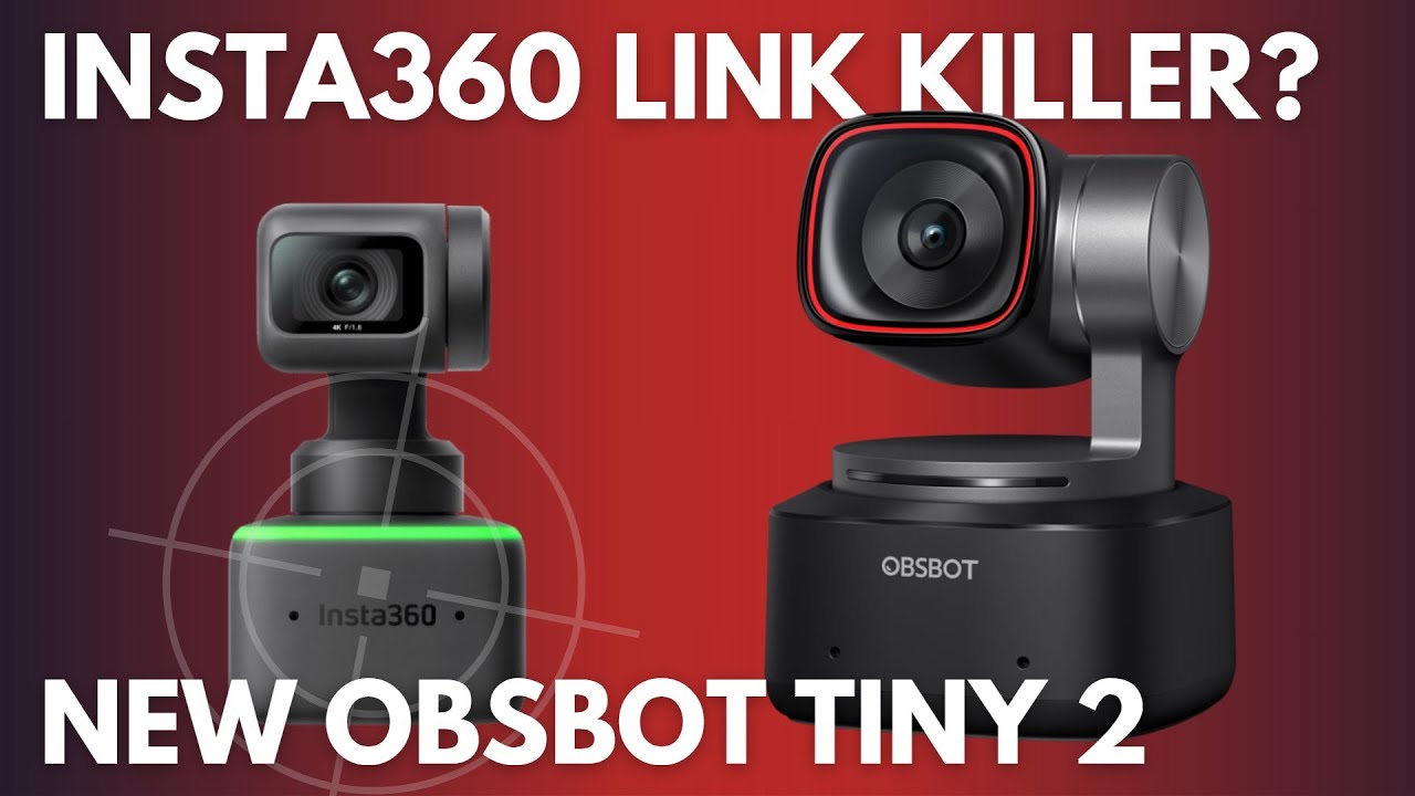 Новая OBSBOT Tiny 2 лучше, чем веб-камера Insta360 Link 4K PTZ? 🤔