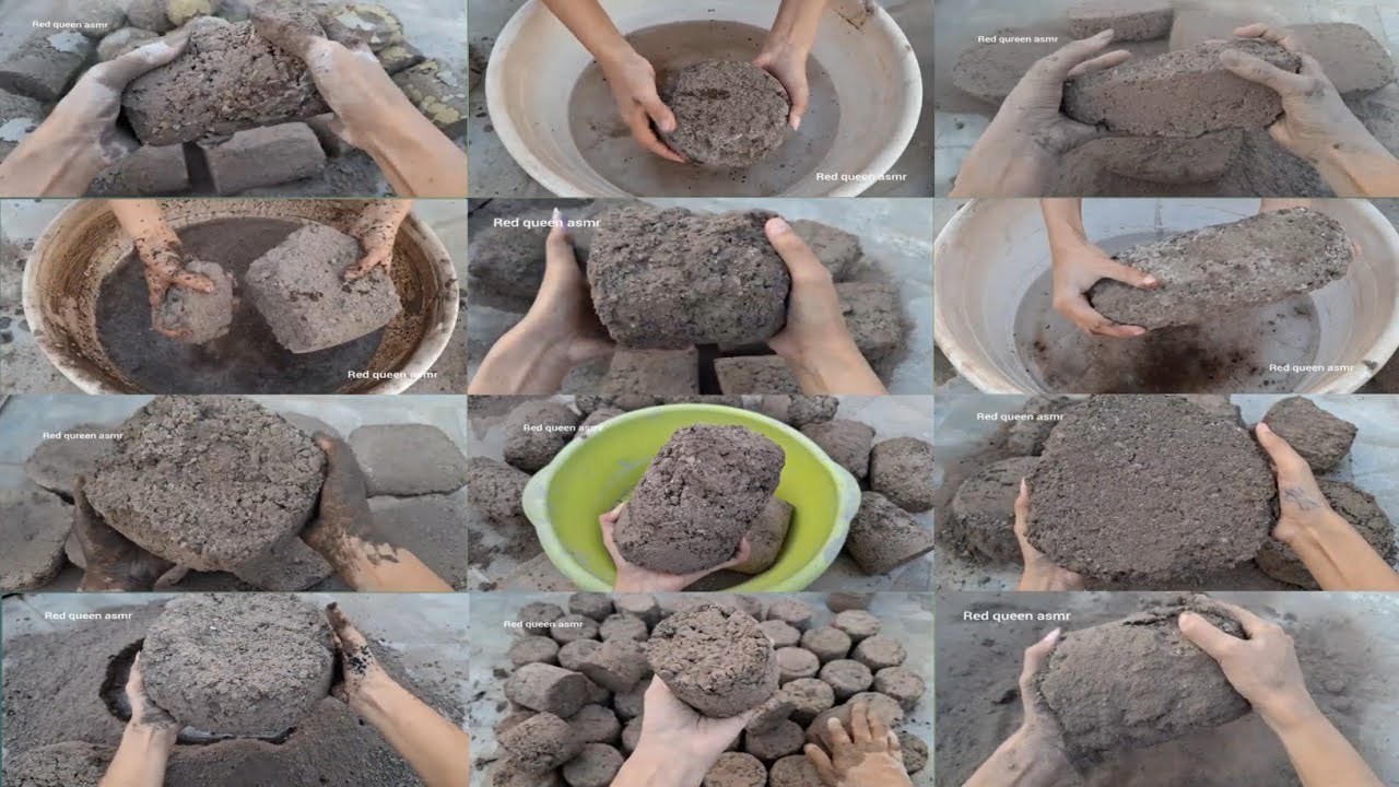 ASMR Edits NonStop Black 🖤 Charcoal Gritty Texture Crumbling Compilation 🥰||Dry+💦 Crumbles Part#1✨💥
