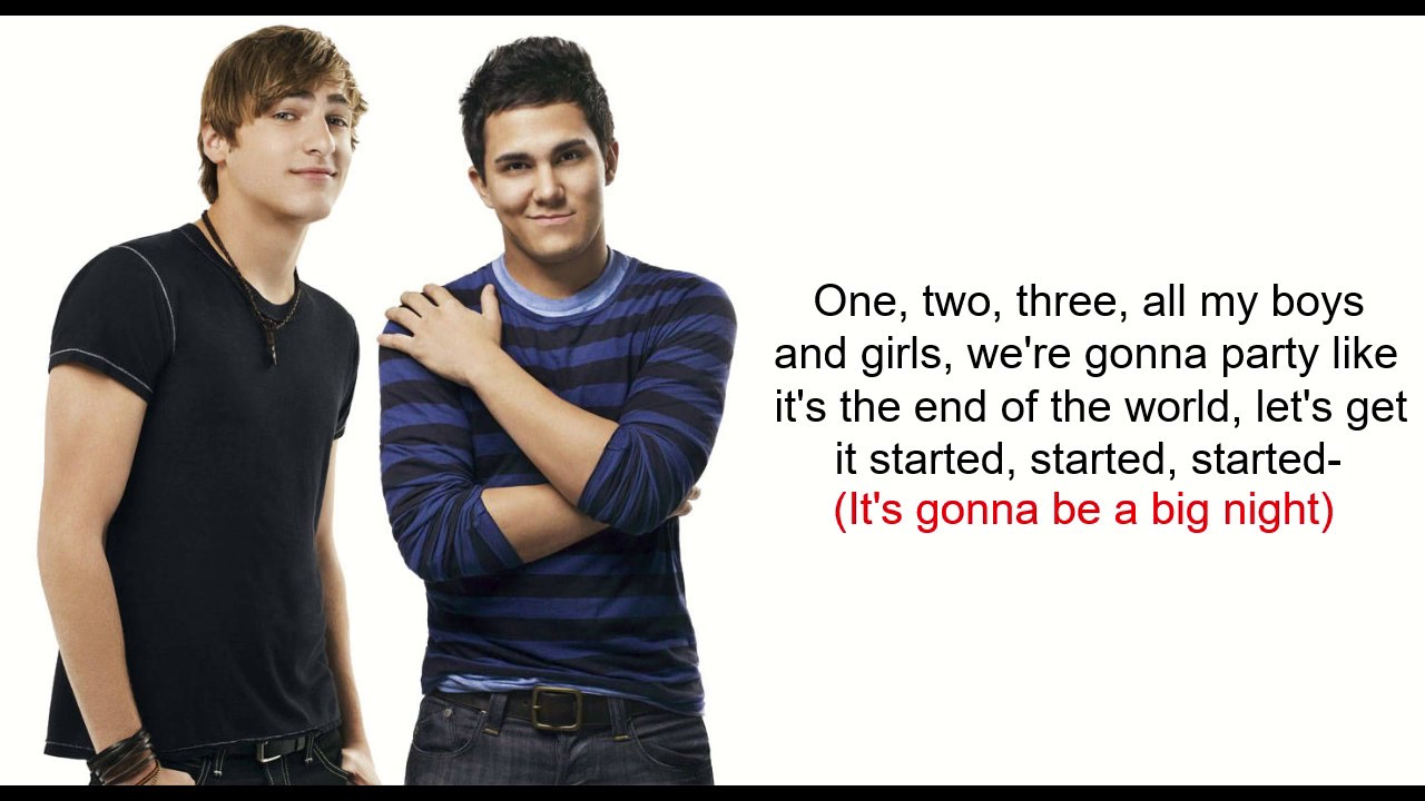 Big Night - Big Time Rush (HD Lyrics + Pictures)