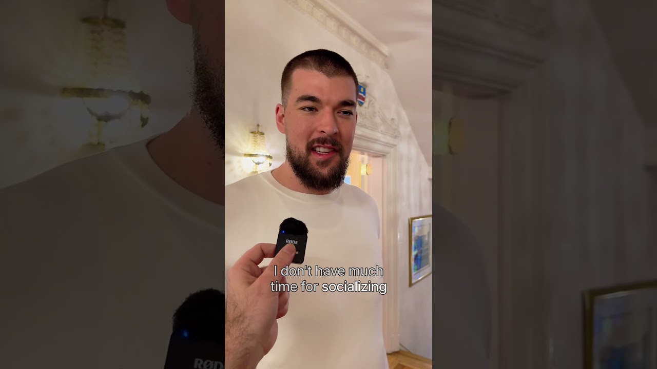 Ivica Zubac Hangin’ at the Croatian Embassy in Washington, D.C.