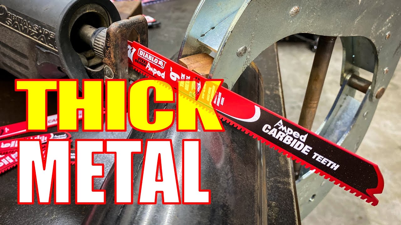 THICK METAL- NO PROBLEM - Diablo Steel Demon Thick Metal Recip Blades [AMPED}