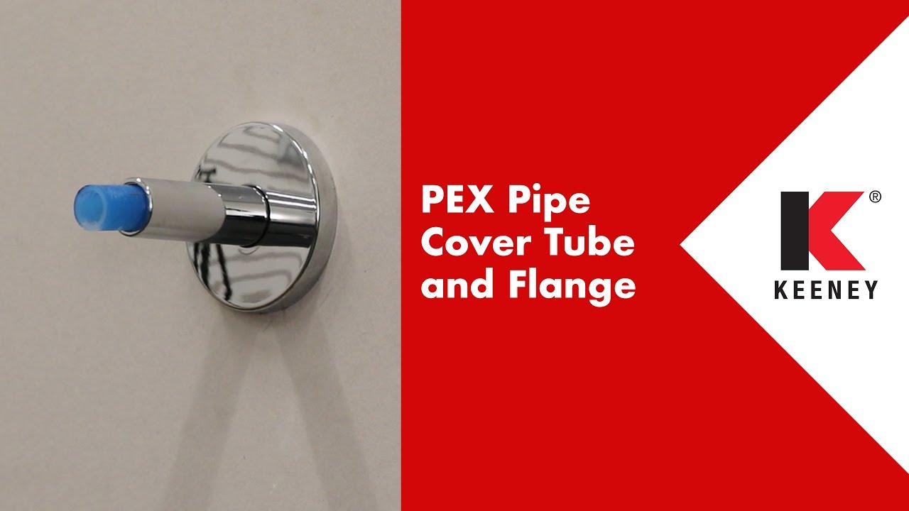 How to Install Pipe Cover Tube and Flange for PEX Stub Out
