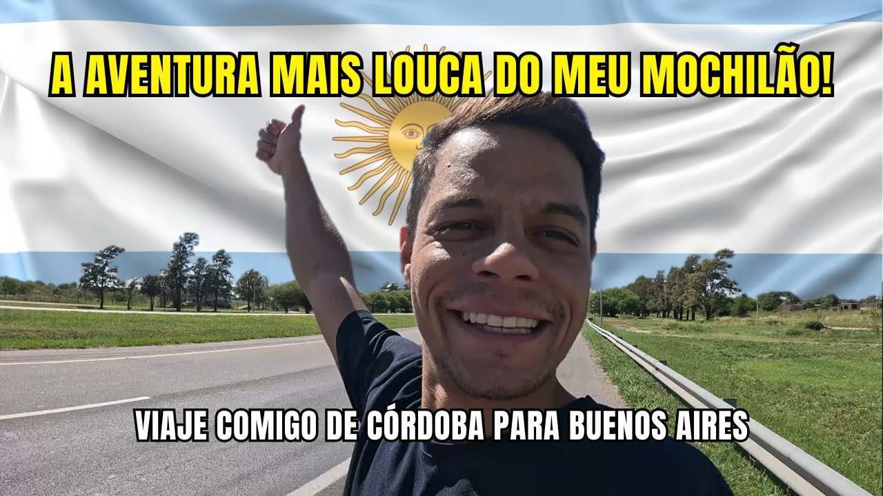 UM DIA NA VIDA DE UM MOCHILEIRO NA ARGENTINA (24h viajando comigo)
