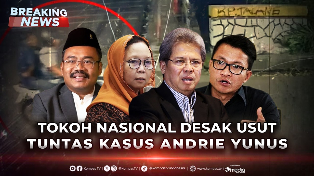BREAKING NEWS – Tokoh Nasional Desak Pengusutan Kasus Penyiraman Air Keras Andrie Yunus