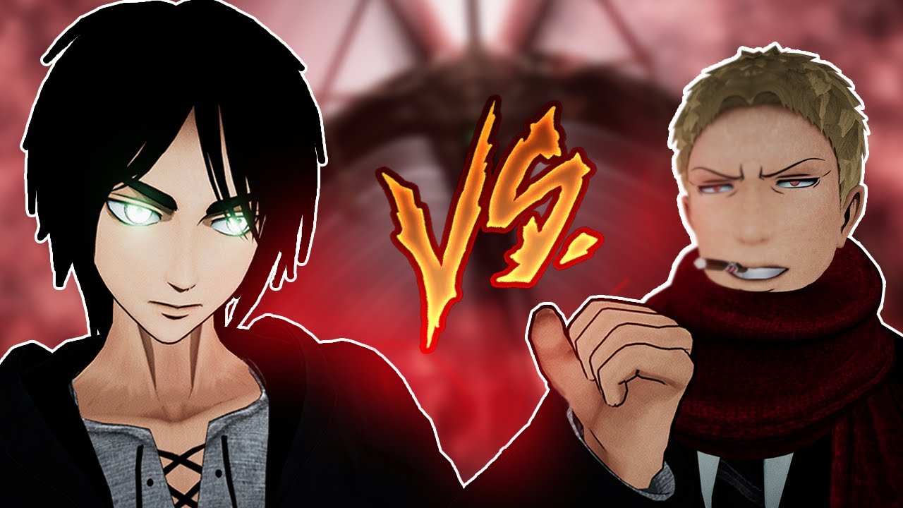 EREN VS REINER NA NOVA TEMPORADA DE ATTACK ON TITAN (AOT VR)