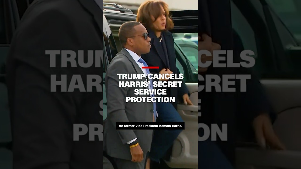Trump cancels Harris&rsquo; Secret Service protection