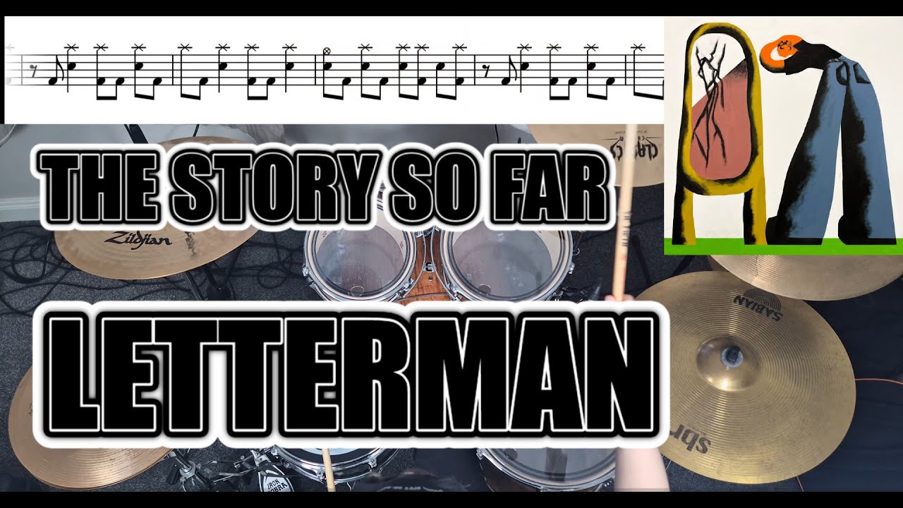 The Story So Far - Letterman - Drum Cover With SHEET MUSIC