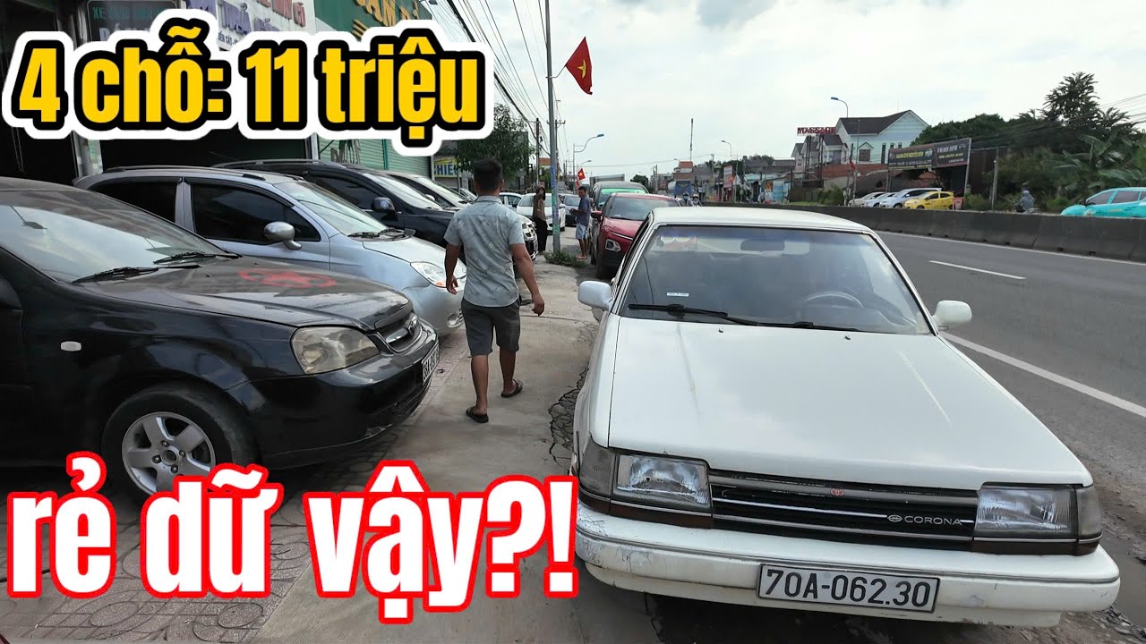 Lần đầu mới thấy Toyota 4 chỗ 11 triệu Captiva hơn 100tr Ford Everest chưa tới 130t Vios Innova Citi