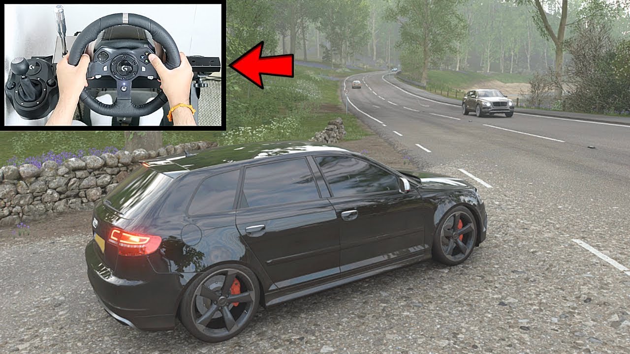 Forza Horizon 4 Audi RS3 Sportback (Steering Wheel + Paddle Shifter) Gameplay