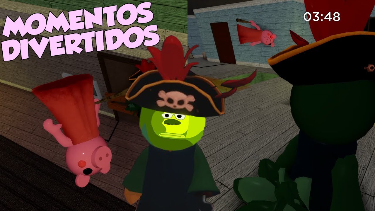 MOMENTOS DIVERTIDOS EN PIGGY CON LA CERDA VOLADORA ROBLOX // FUNNY MOMENTS