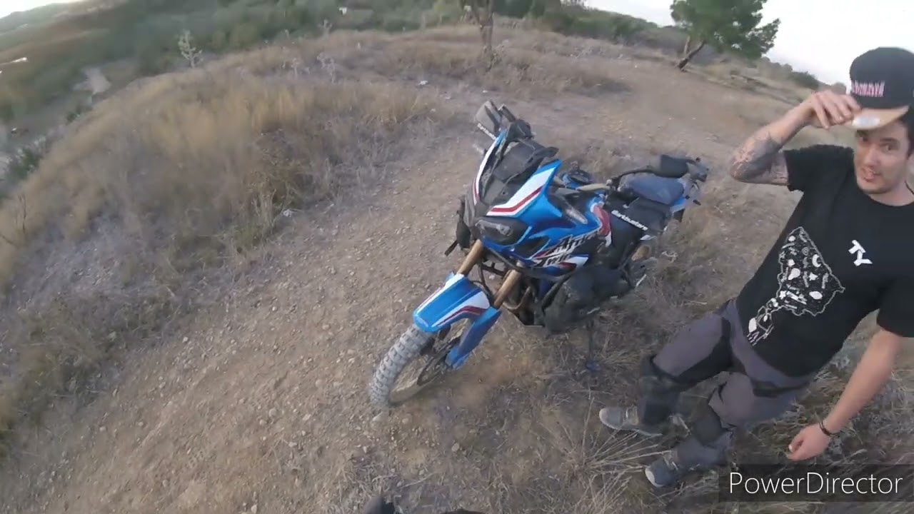 1er stage maxi trail en honda africa twin avec tom barrer