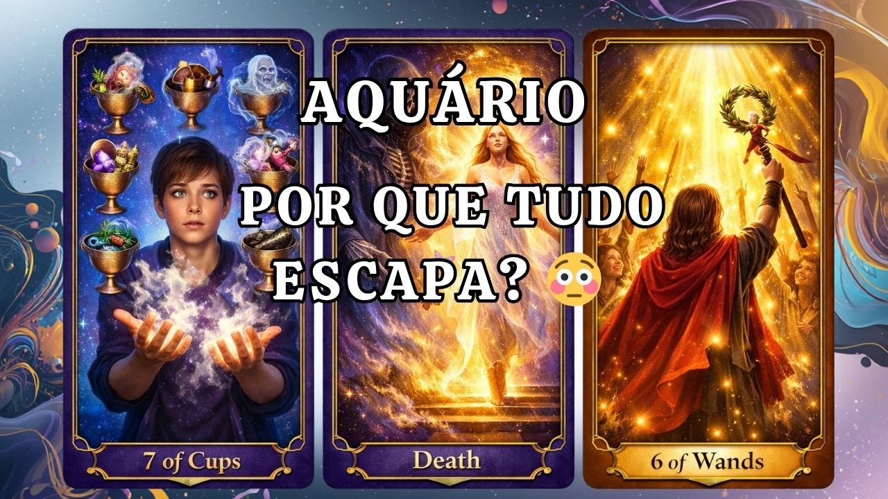 AQUÁRIO ♒ POR QUE TUDO ESCAPA? 😳 AJUSTE SUA ENERGIA E MUDE ISSO AGORA 🔮