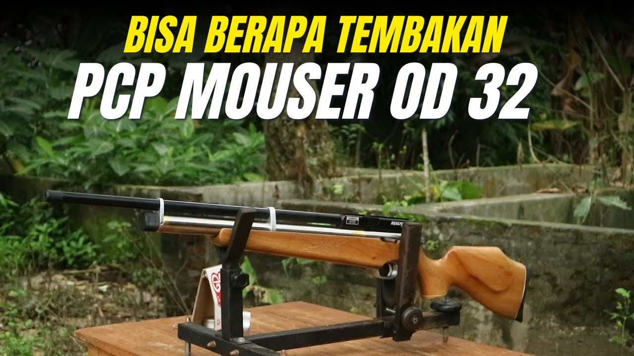 Bisa Berapa Kali Tembakan Senapan Angin PCP Mouser OD 32 Klasik Magazine ? Kita Buktikan