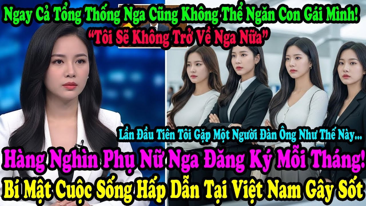 “Mỗi Tháng Hàng Nghìn Phụ Nữ Nga Đăng Ký! Bí Mật Cuộc Sống Hấp Dẫn Tại Việt Nam Gây Sốt!”