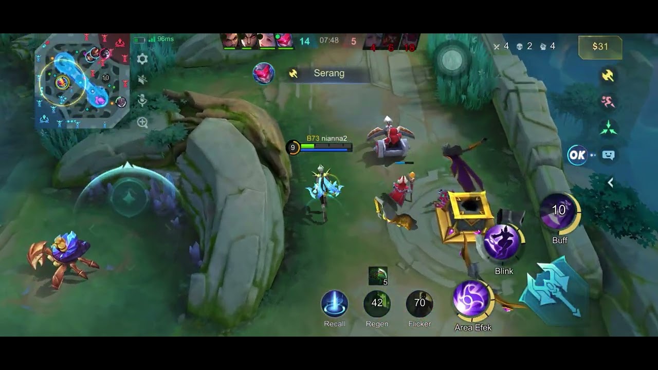 KARRIEE RANK // BELUM BERUNTUNG KALI INI 😂 #mobilelegends #mlbb 