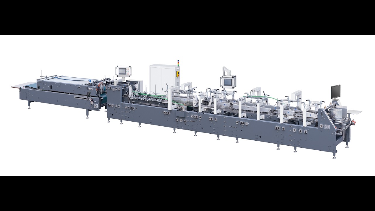 1100 folder gluer runs six corner boxes at overseas customer factory