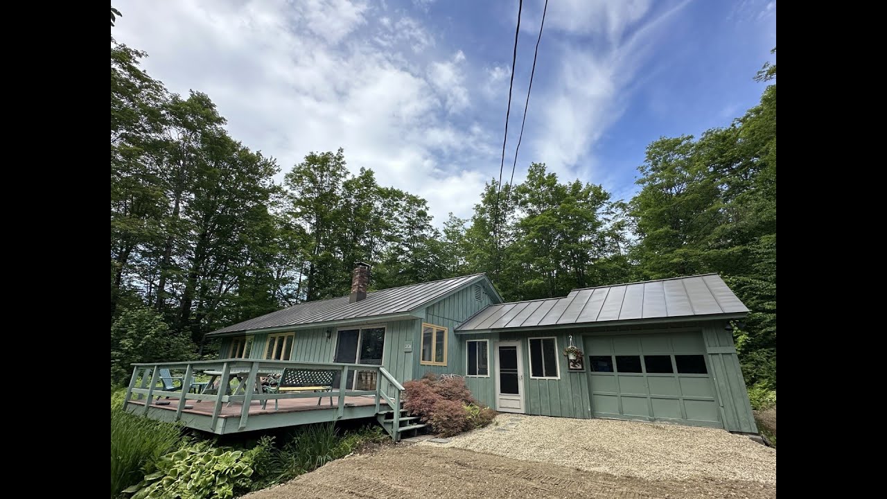THIS HOME FOR SALE: 85 Slawson Road in Weston, VT (MMMRE)