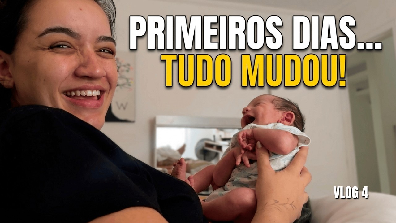 NOSSA NOVA ROTINA MUDOU COMPLETAMENTE! Primeiros Dias do Pietro em Casa - Vlog 4