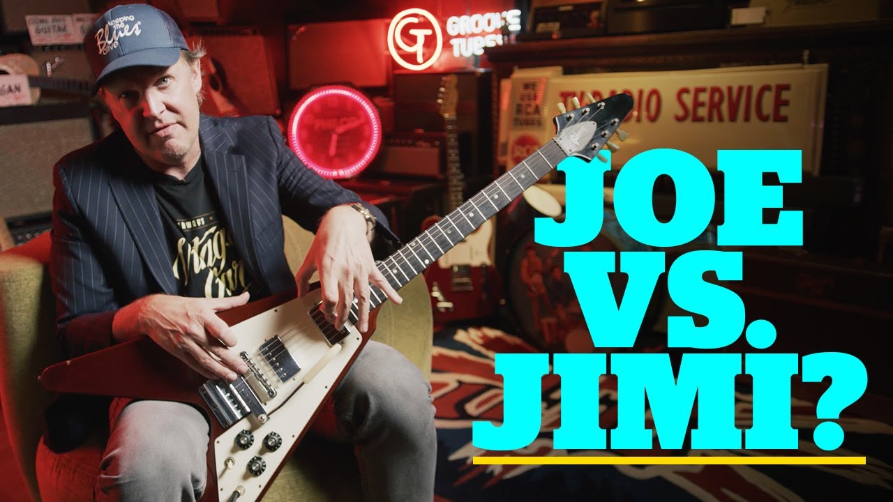 Joe Bonamassa plays Hendrix-era Strat and Flying V