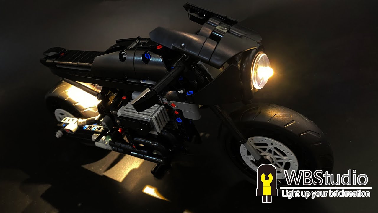 [WBS]Lego 42155 The Batman Batcycle+Light Kit