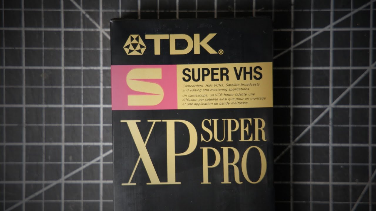 TDK VHS Tape Unboxing and S-VHS Hifi comparison