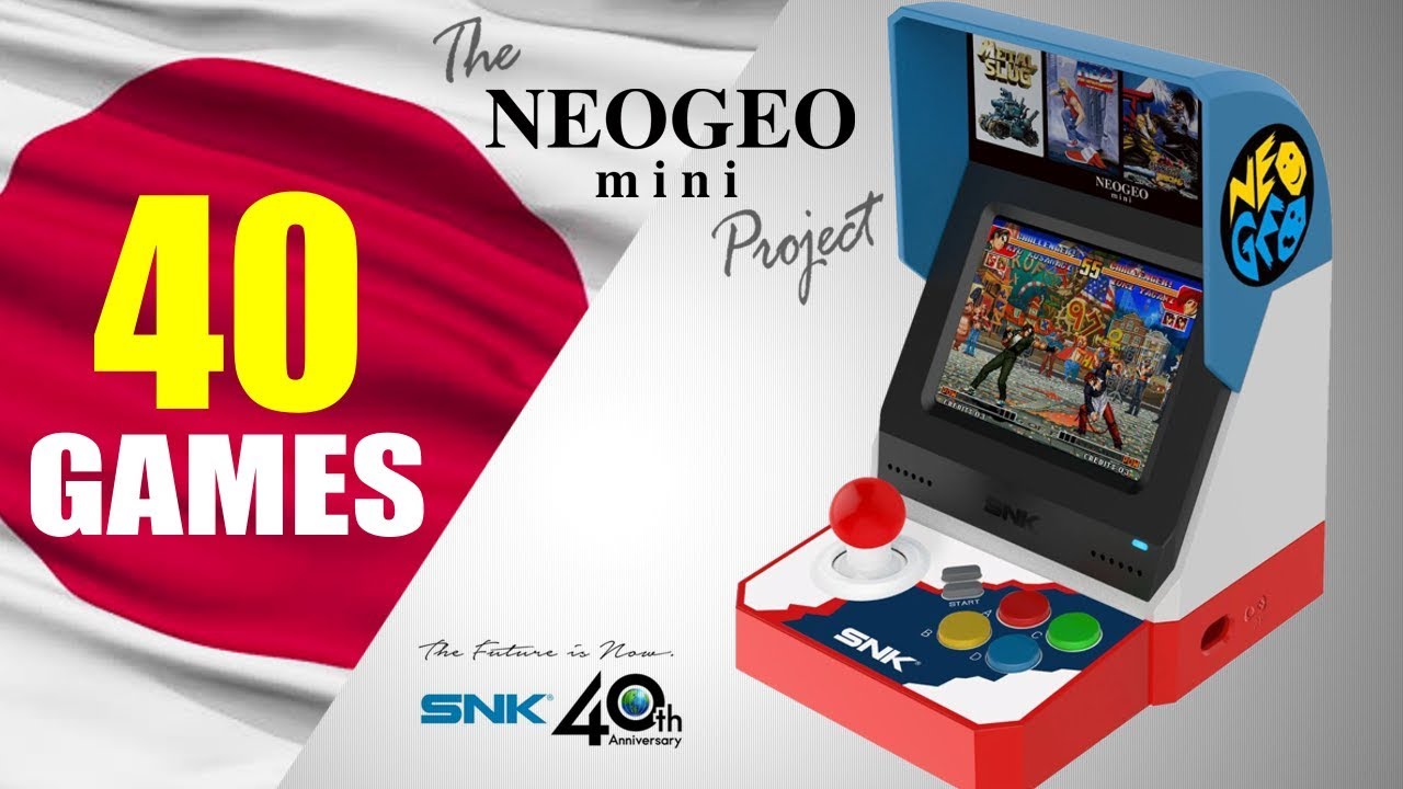 The NeoGeo Mini Project (Japanese Version) - All 40 Games