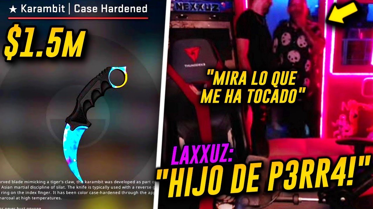 NEXXUZ TROLLEA a los ARKEANOS con el cuchillo MÁS CARO de COUNTER STRIKE 2 😆