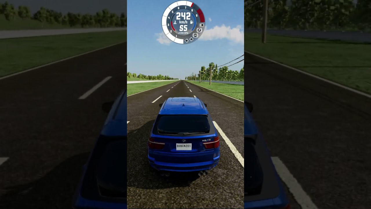 X5 M max speed driving 🎖️ #automobile #beamngdrive #beamngexperiments #beamngandautomation  #beamng