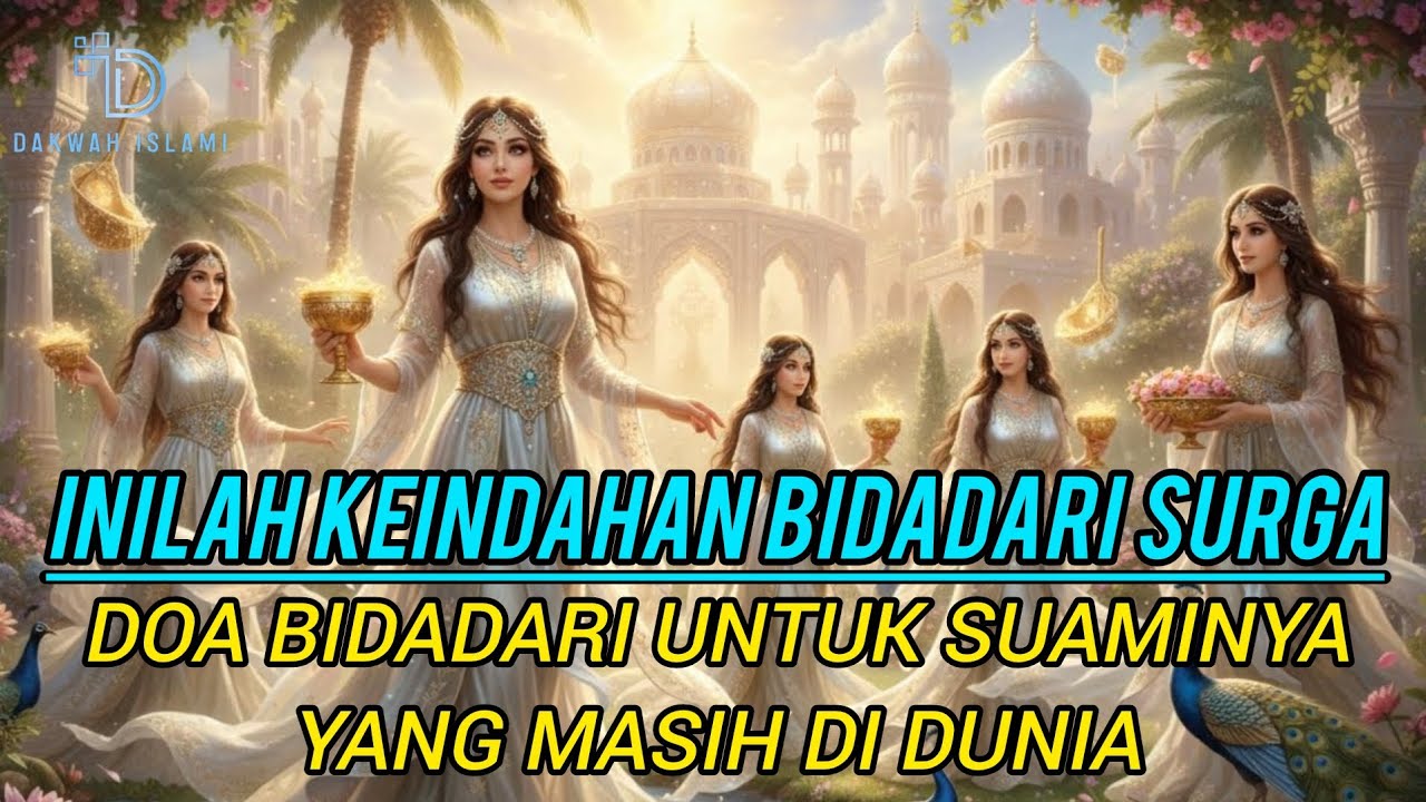 Inilah ke indahan bidadari surga dan doa bidadari untuk suaminya yang masih di dunia.!!