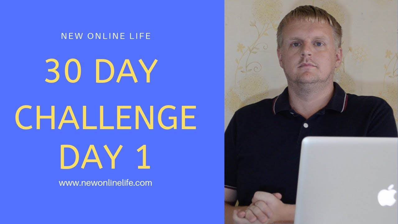 The start of my 30 day vlog challenge - Building an online business