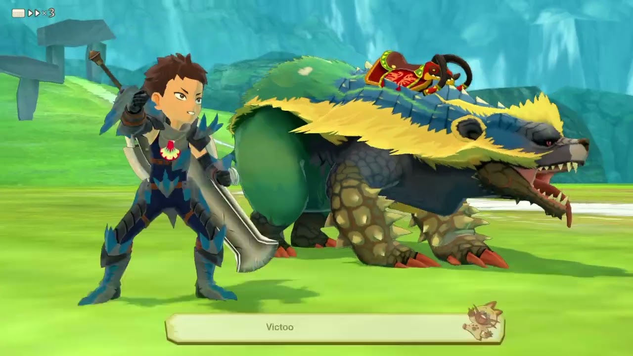 MONSTER HUNTER STORIES Ep 3 Final battle with Nargacuga and saying goodbye