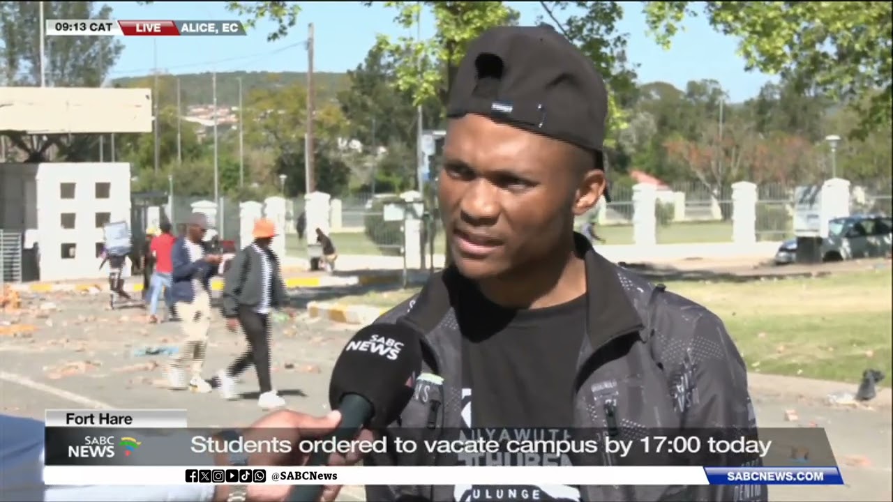 University of Fort Hare orders students to vacate its Alice and East London campuses