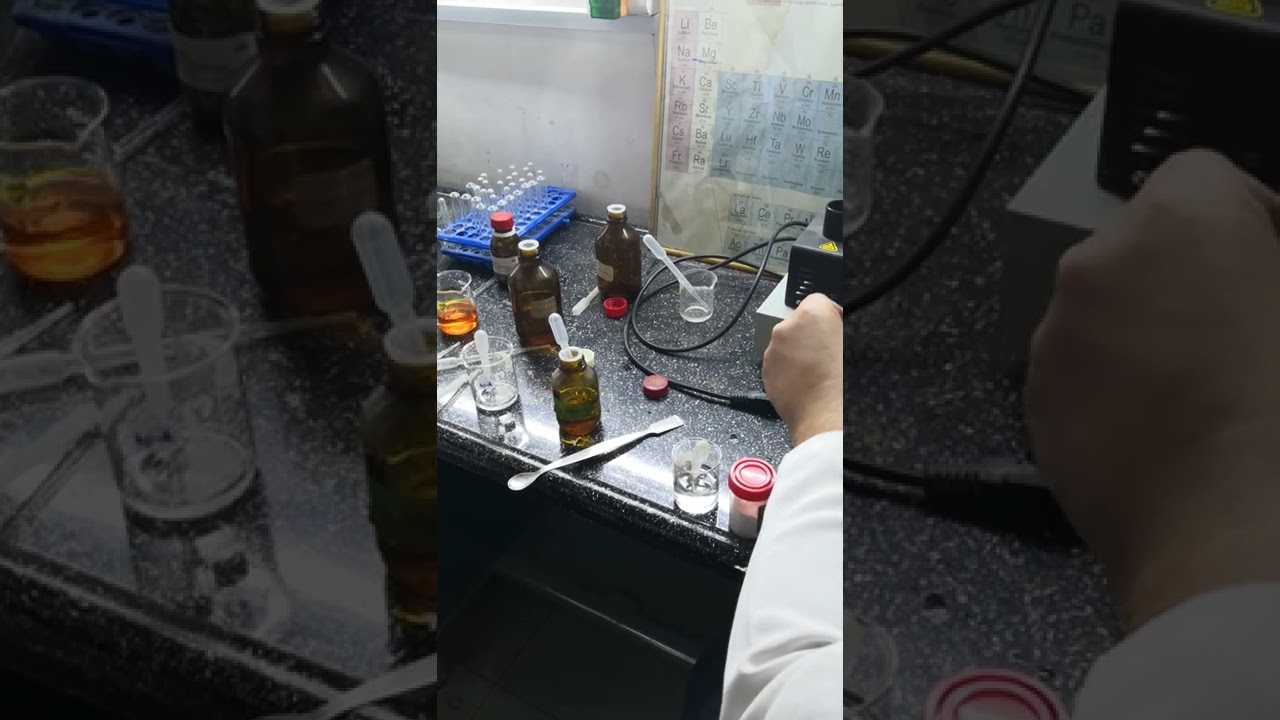 تجربة كاشف لوكاس وتحويل الكحولات الى هاليدا الاكيل