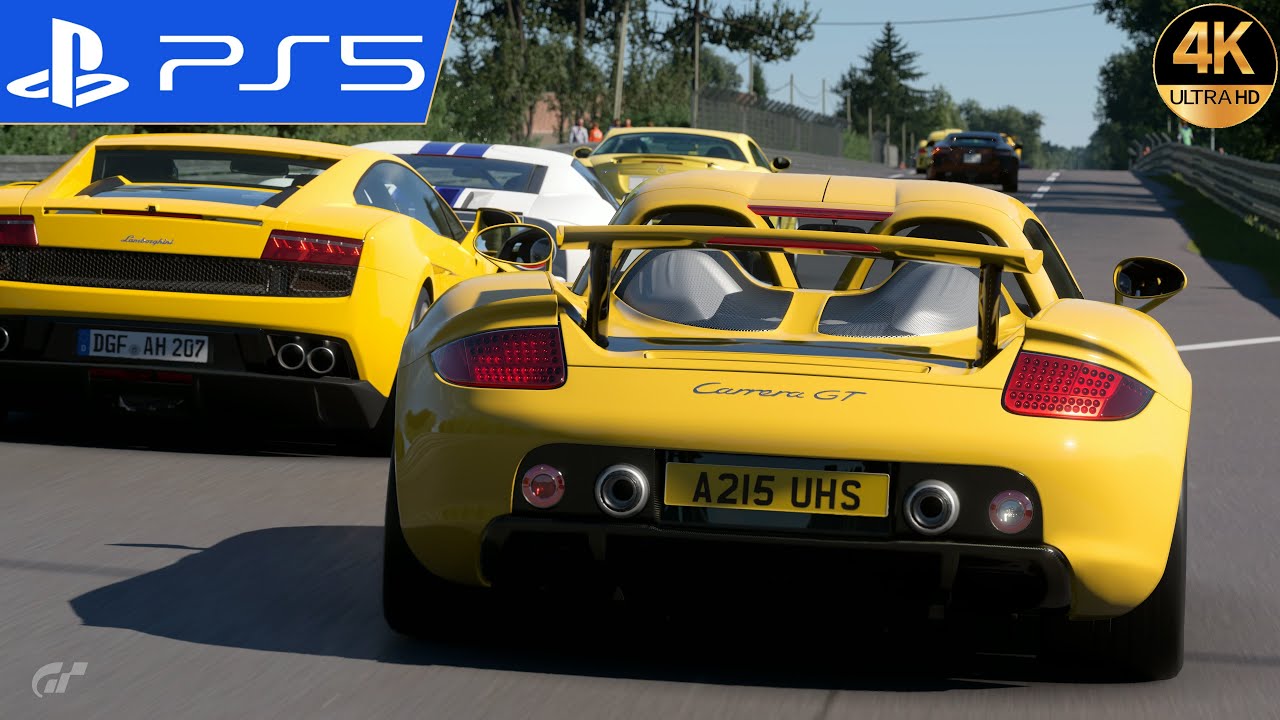 Gran Turismo 7 - GT SOPHY AI race at LeMans w/ Porsche Carrera GT - 4K