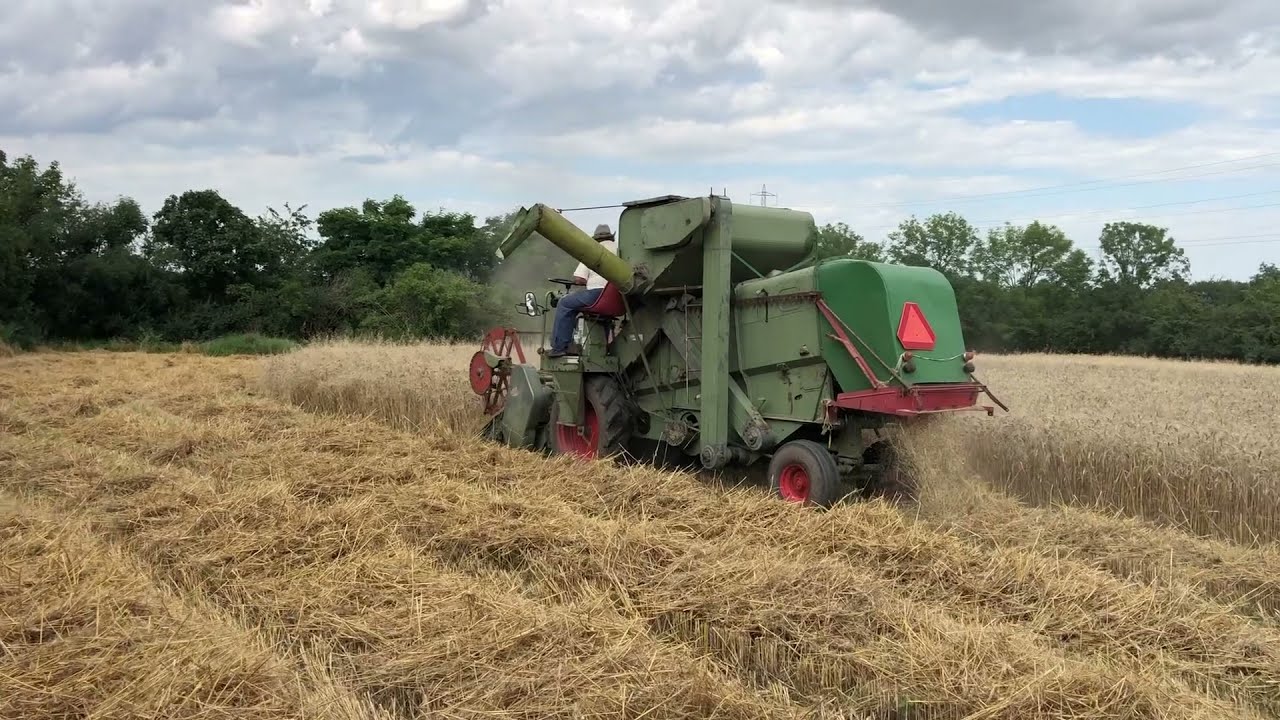 Claas Columbus pokračování žní 2021