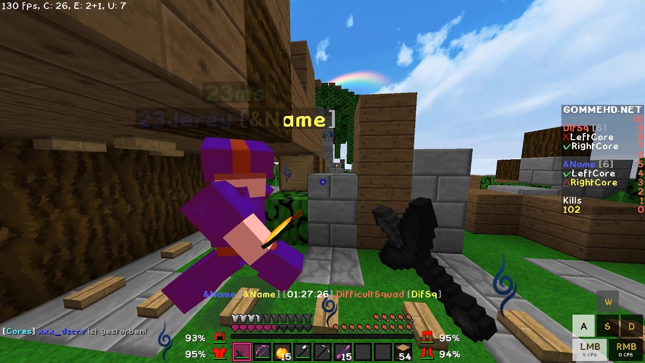 CoresEloCW! DifSq -vs- &Name! Plus Elo?!