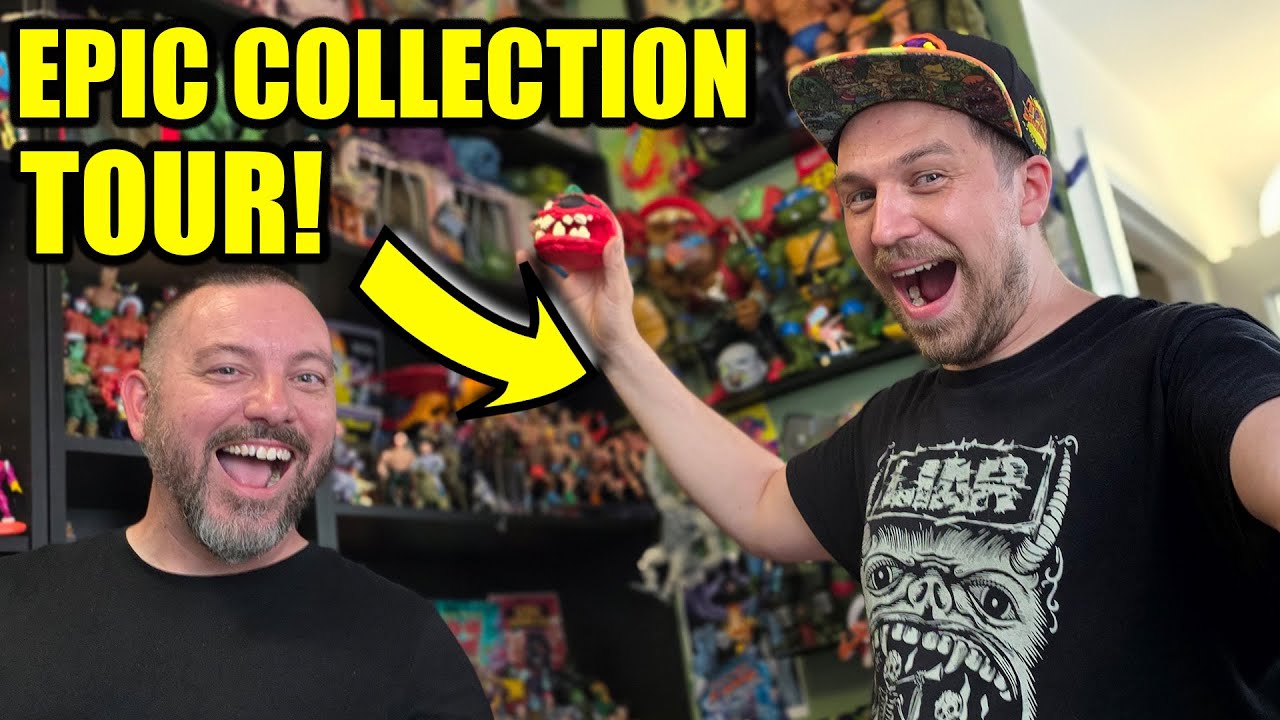 Inside the Most INSANE Toy Room in Europe! (Ed’s Retro Geek Out Collection Tour)