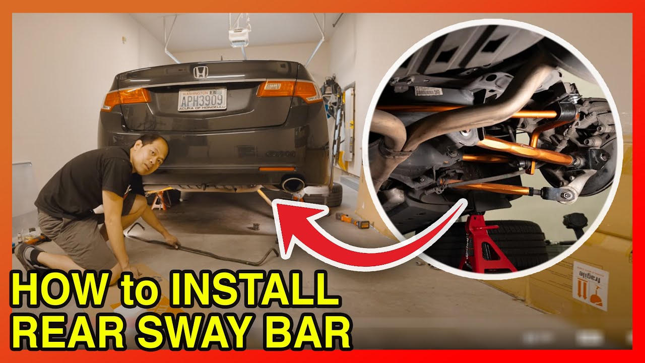 How to Install REAR SWAY BAR | DIY T-Demand TSX | Julius Pasion