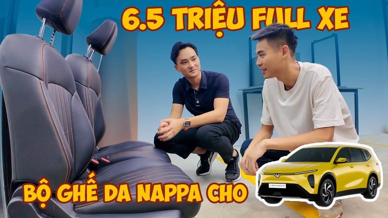 6.5 triệu cho bộ ghế da Nappa Dubai Care cho Limo Green: Rẻ, Đẹp, Nhanh | Xế Cộng