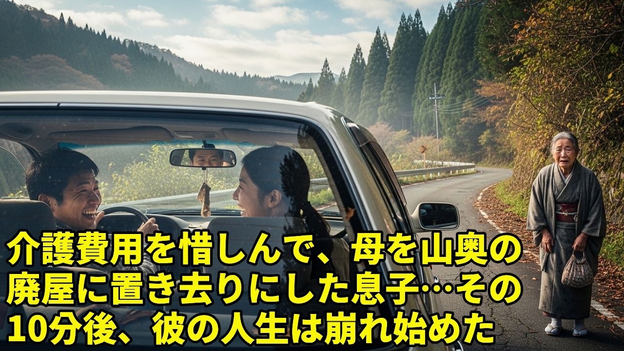 介護費用を惜しんで、母を山奥の廃屋に置き去りにした息子…その10分後、彼の人生は崩れ始めた - 人生の物語｜心に響く感動ストーリー