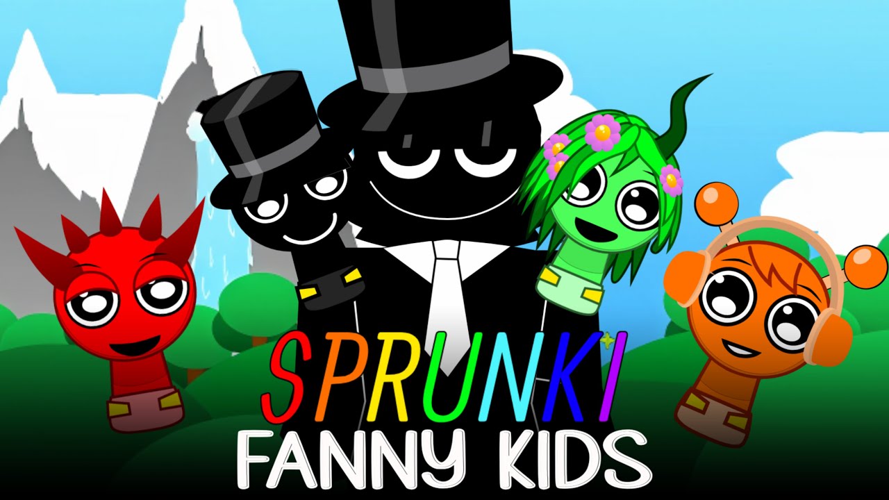 Sprunki Human Retake and Their Funny Kids! Custom Mod