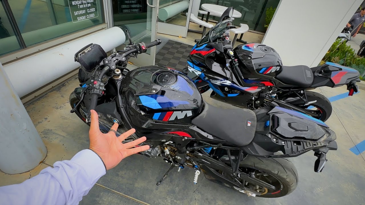 My CRASHED BMW M1000R...