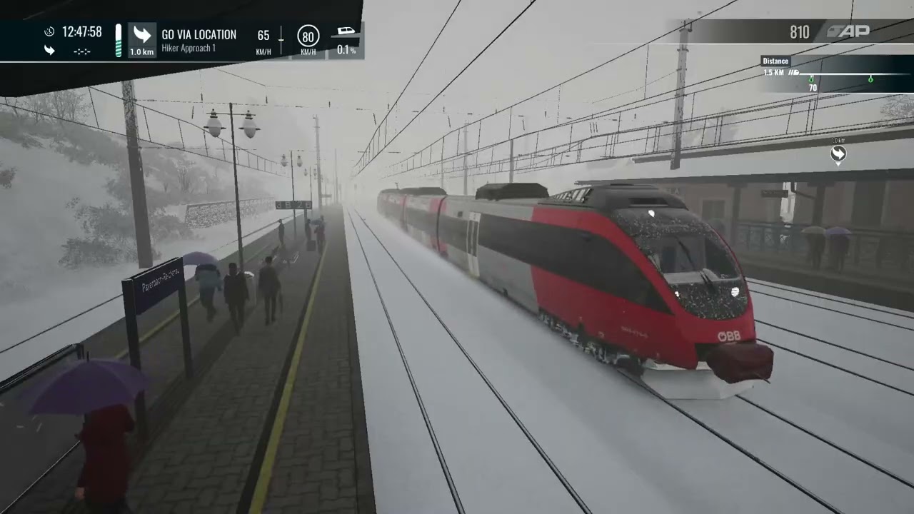 Train Sim World 5 Gameplay | Semmeringbahn Route | Blizzard Bus Scenario | Eye Tracking
