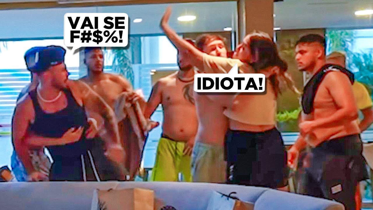 BRIGUEI COM A DANI NA FRENTE DO NAMORADO E DOS IRMÃOS DELA !! 😡🤬