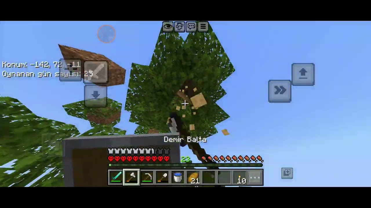 Bugün Minecraft'ta hardcord oynuyoruz  1. Bölüm