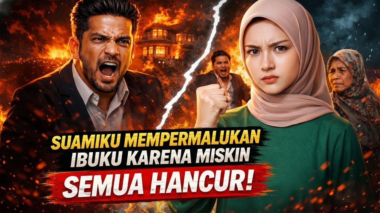 KISAH NYATA! SUAMIKU MEMPERMALUKAN IBUKU KARENA MISKIN, TAK DISANGKA DIA AKAN KEHILANGAN SEGALANYA