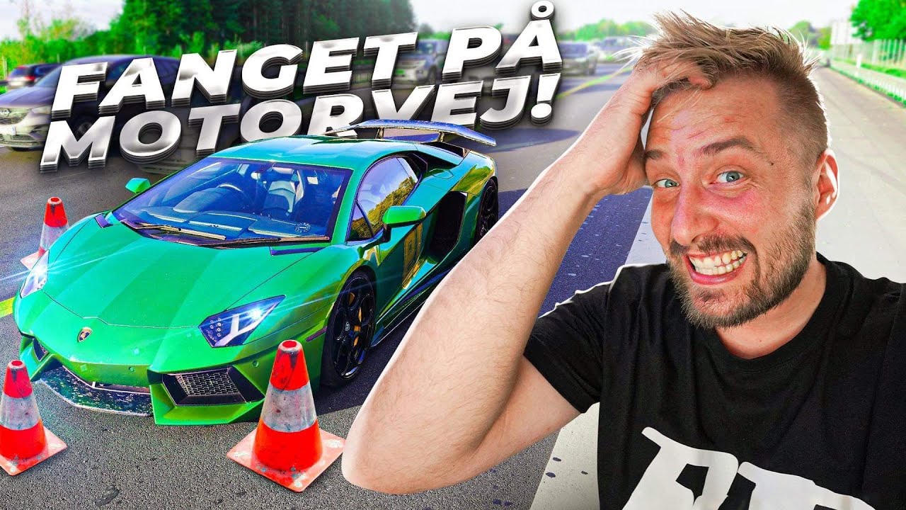Strandet på MOTERVEJ i en Lamborghini !!!!
