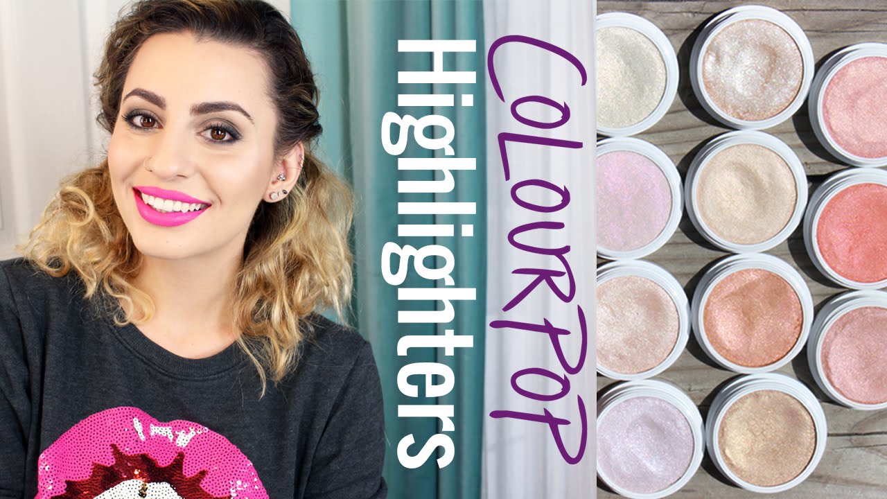ColourPop Highlighter Swatches